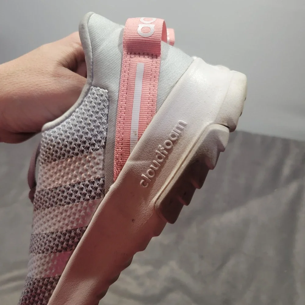 Adidas Racer TR21 Womens Running Shoes Halo Silver Pink GZ5250 Size 5‎